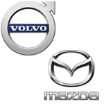 loghi volvo e mazda fortunato